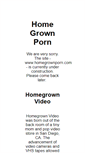 Mobile Screenshot of homegrownporn.com