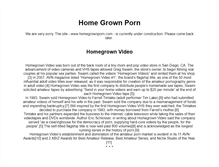 Tablet Screenshot of homegrownporn.com